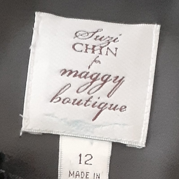 💐Classy! Black & Grey Dress~ - Picture 4 of 8